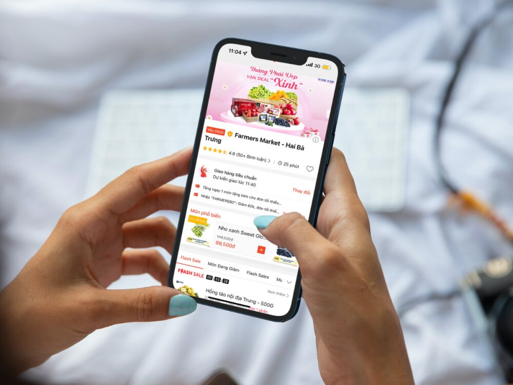 ứng dụng giao thức ăn