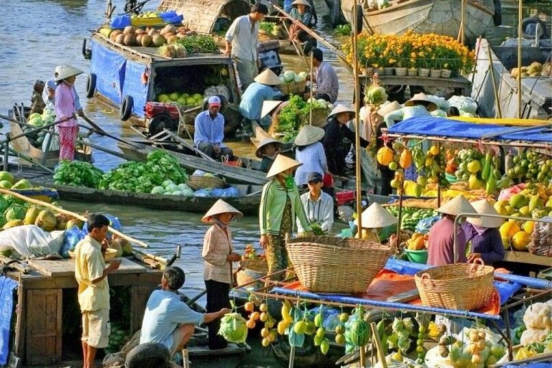 Về miền Tây trải nghiệm 7 chợ nổi hấp dẫn du khách