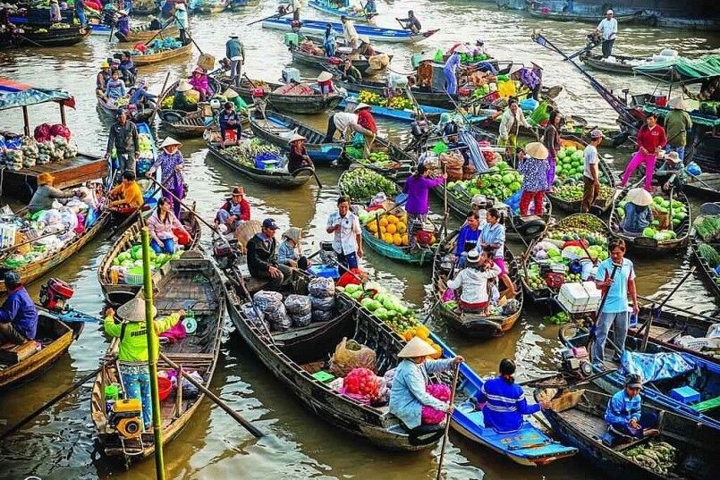 Về miền Tây trải nghiệm 7 chợ nổi hấp dẫn du khách