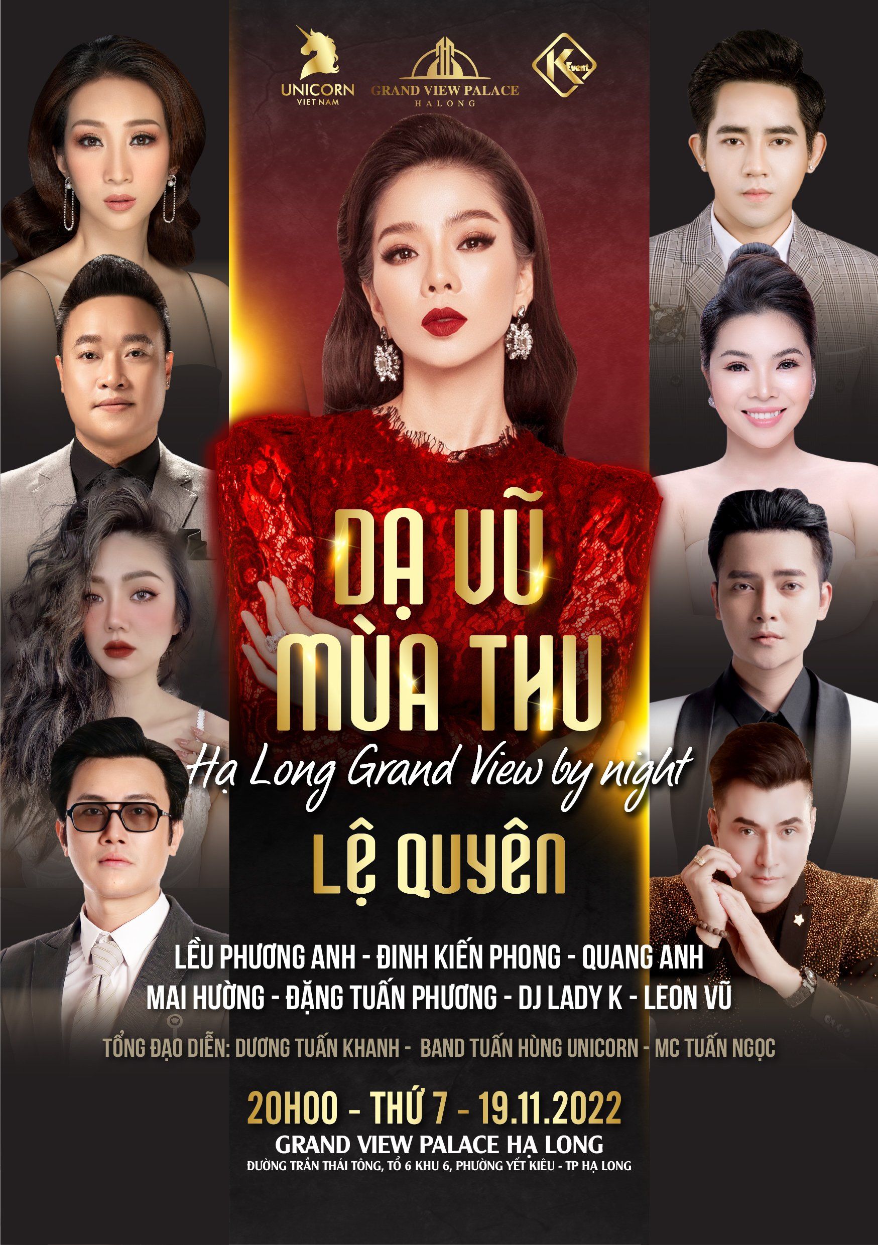 Lệ Quyên, Lều Phương Anh, Leon Vũ mang đến khán giả Hạ Long bữa tiệc âm nhạc mùa thu