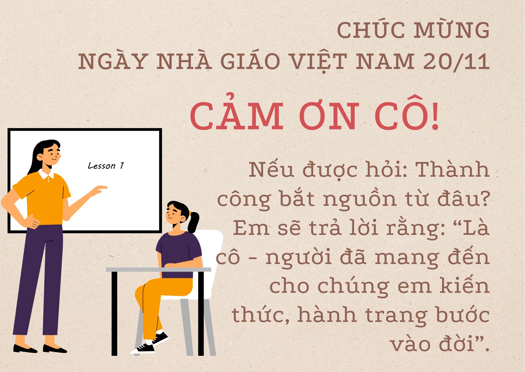 Ngày Nhà giáo Việt Nam