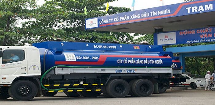 xe chở xăng dầu