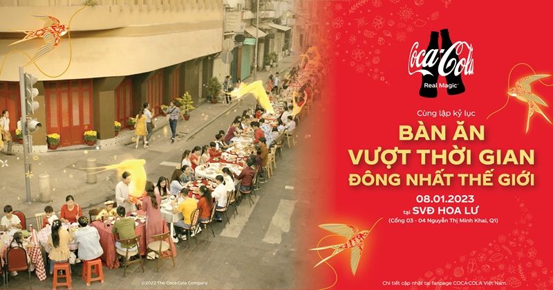 Coca-Cola sẽ có một sự kiện quy mô lớn quy tụ hàng ngàn gia đình và người nổi tiếng để cùng tạo nên một điều kỳ diệu thú vị với Coca-Cola.