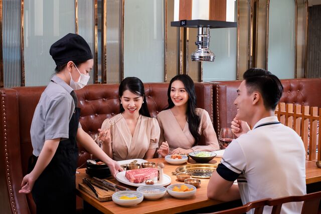 “Tọa độ” nhà hàng Korean BBQ Steak mới hút giới sành ăn Hà thành - Ảnh 3. “Tọa độ” nhà hàng Korean BBQ Steak mới hút giới sành ăn Hà thành - Ảnh 3.