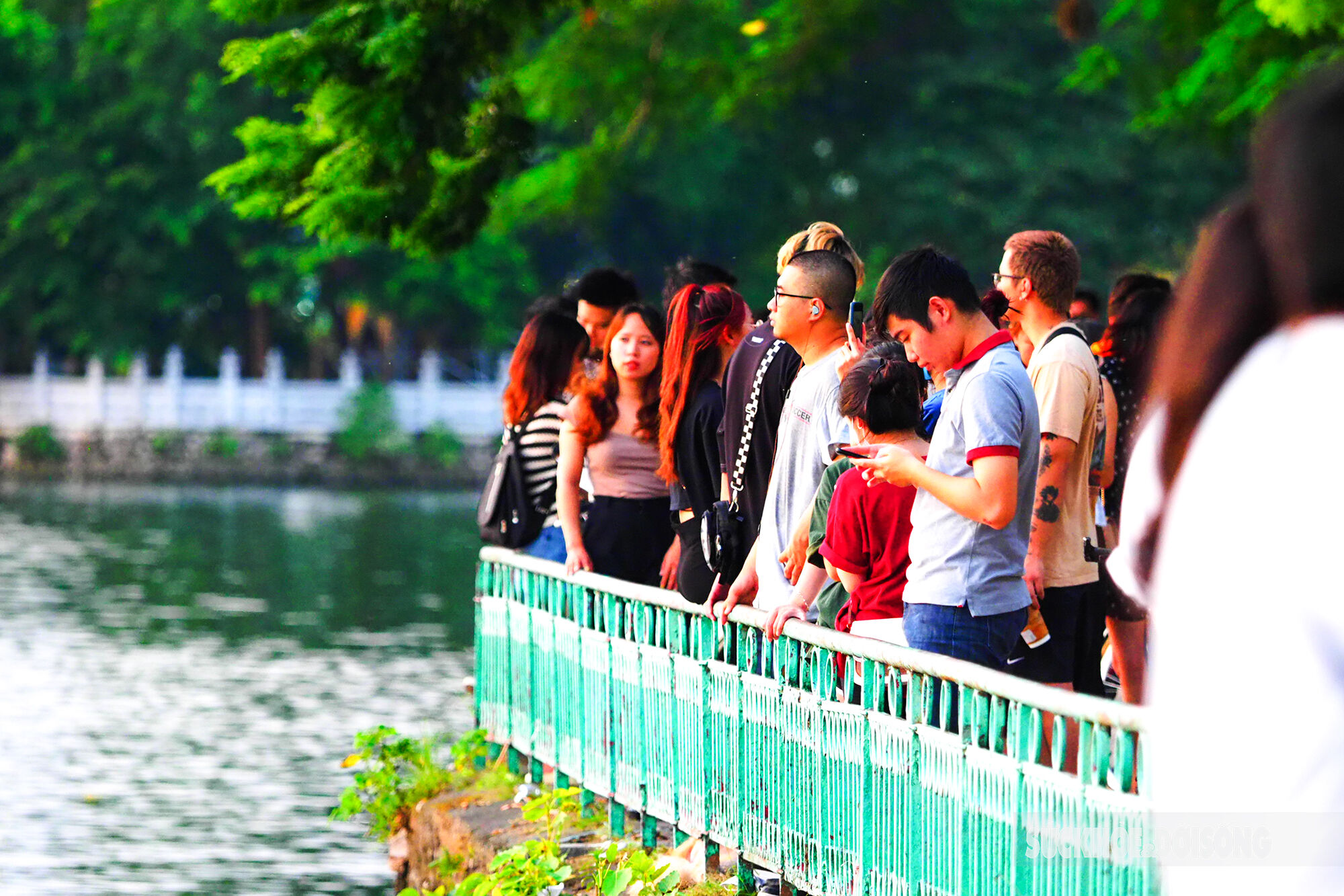 Giới trẻ nô nức ngắm hoàng hôn cực “chill” giữa lòng Hồ Tây - Ảnh 3.