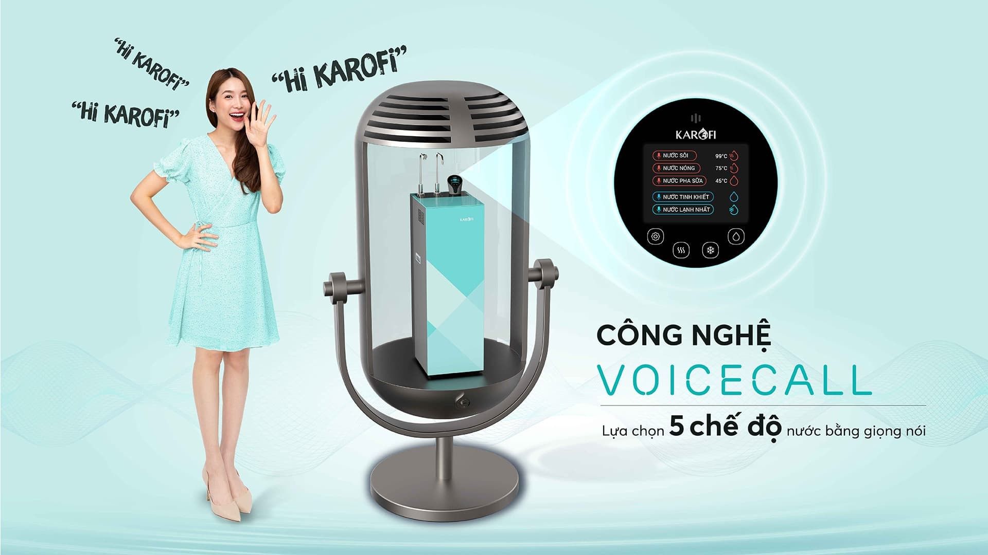 KAROFI trình làng máy lọc nước điều khiển bằng giọng nói đầu tiên tại Việt Nam