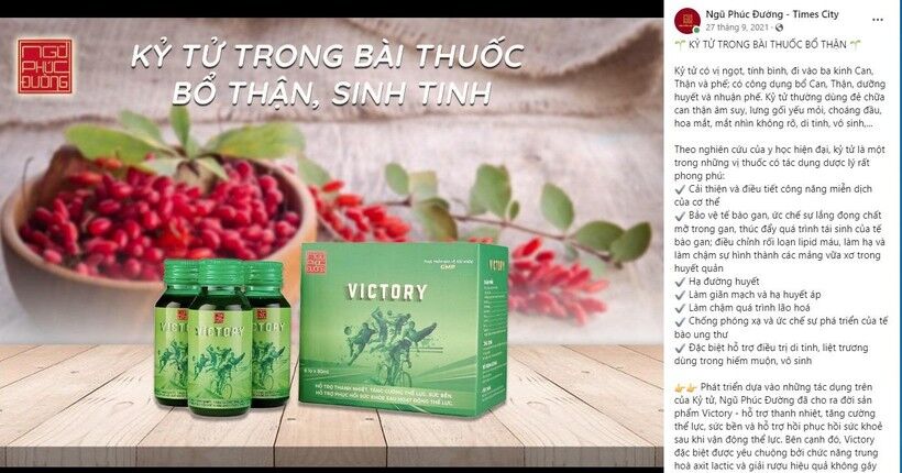 Ngũ Phúc Đường 'hô biến' nhiều sản phẩm thành thuốc? ảnh 1