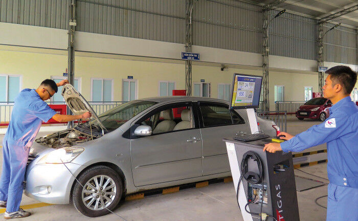 Giá kiểm định ô tô tăng thêm 10.000 đồng bắt đầu từ tháng 10/2022