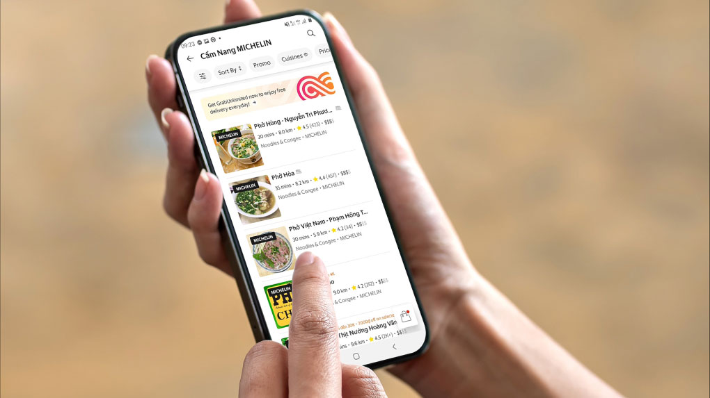 Grab Việt Nam thành đối tác Michelin Guide 2023