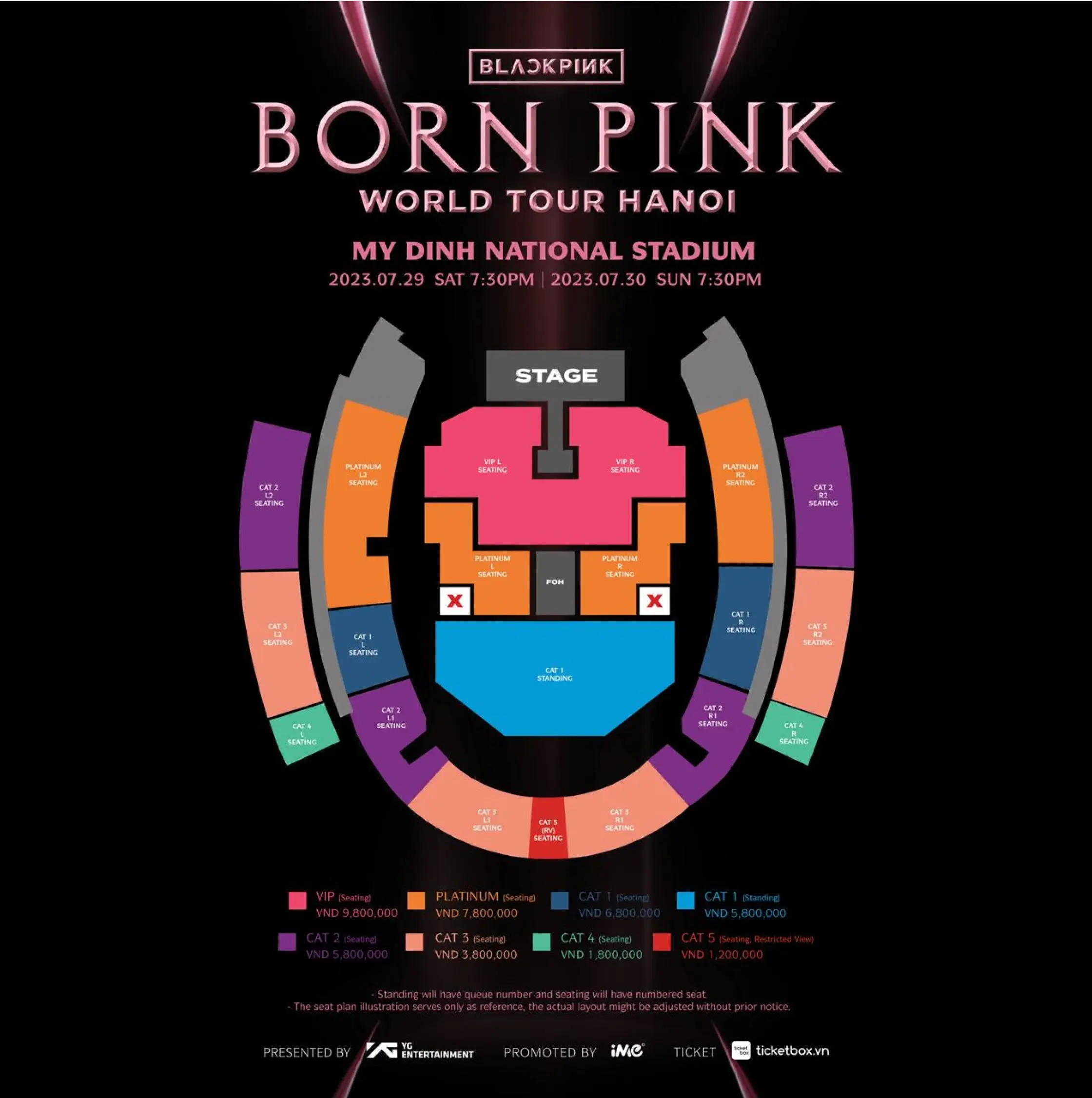 show Blackpink - concert Born Pink tại Hà Nội