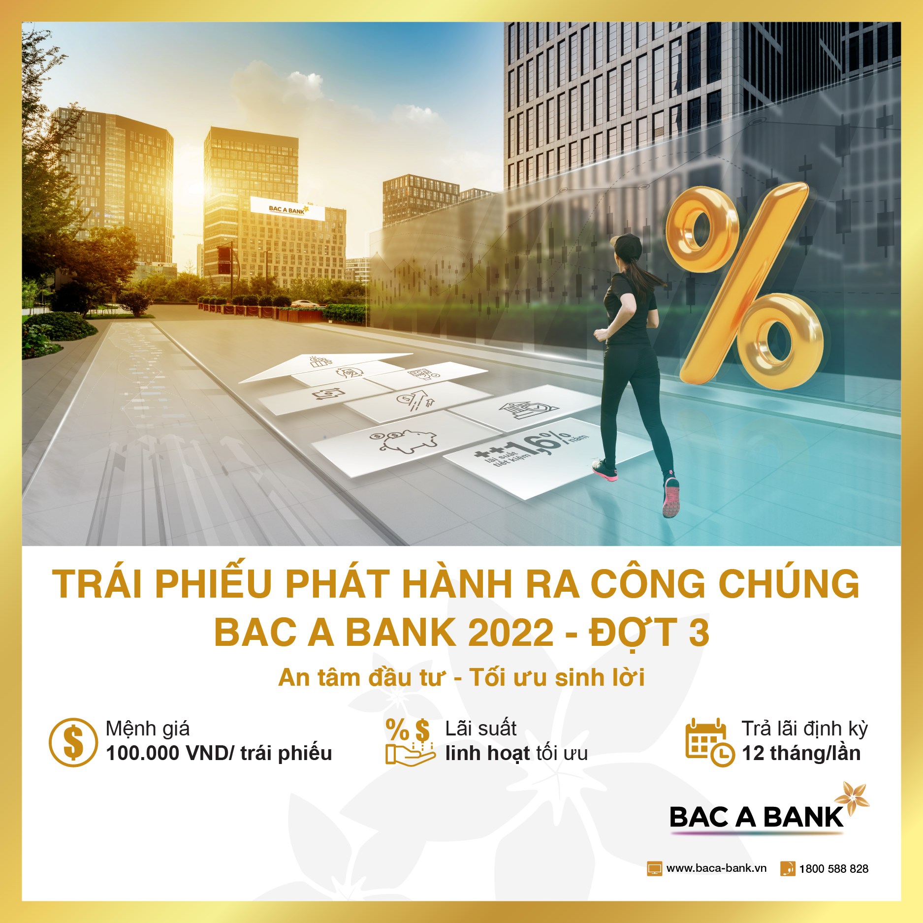 BAC A BANK CHÍNH THỨC PHÁT HÀNH HƠN 3.000 TỶ ĐỒNG TRÁI PHIẾU RA CÔNG CHÚNG