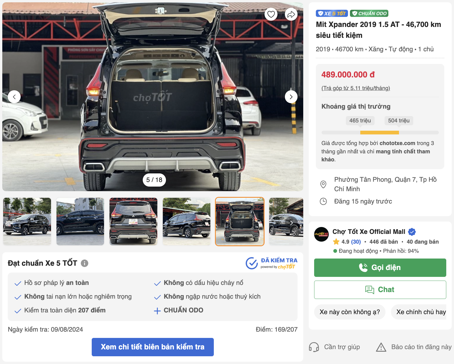 Chợ Tốt Xe lần đầu giới thiệu tính năng livestream mua xe cũ