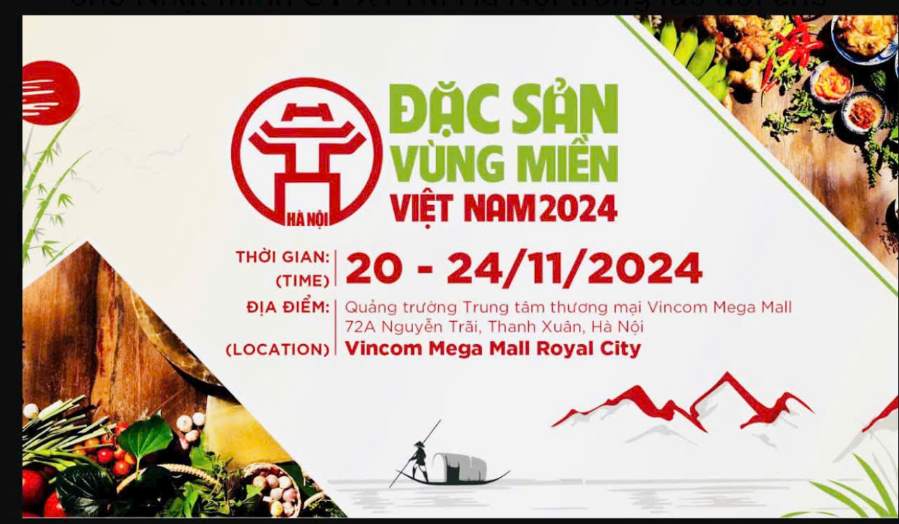 59 tỉnh/thành phố tham dự Hội chợ Đặc sản vùng miền Việt Nam 2024