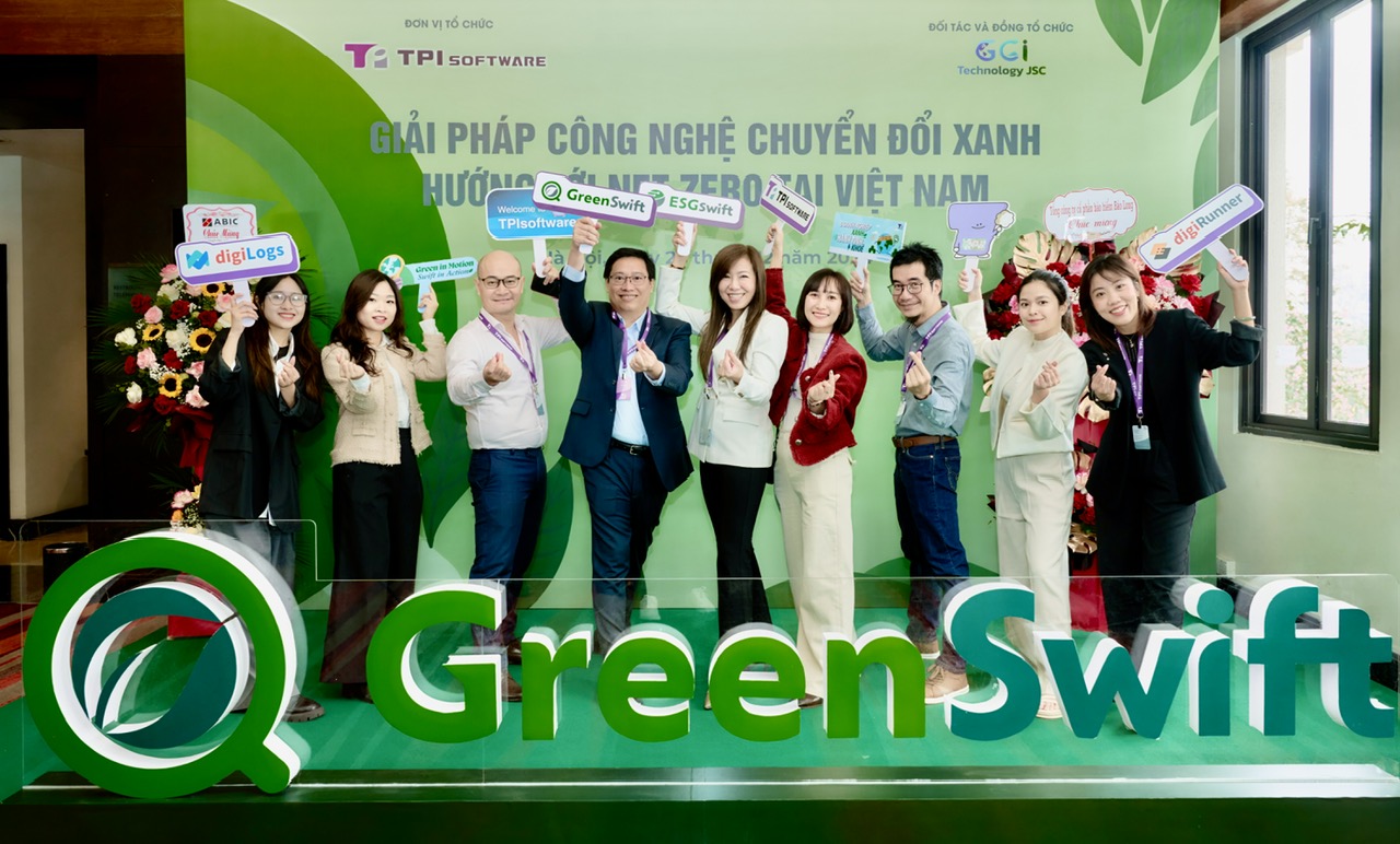 TPlsoftware ra mắt GreenSwift tại Việt Nam với dự án thí điểm nhằm thúc đẩy chuyển đổi ESG