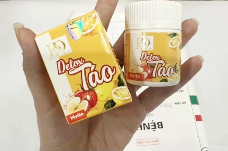 Cảnh báo chất cấm trong sản phẩm Detox Táo giảm cân
