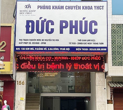 Phòng khám Y học cổ truyền Việt Đức bị xử phạt