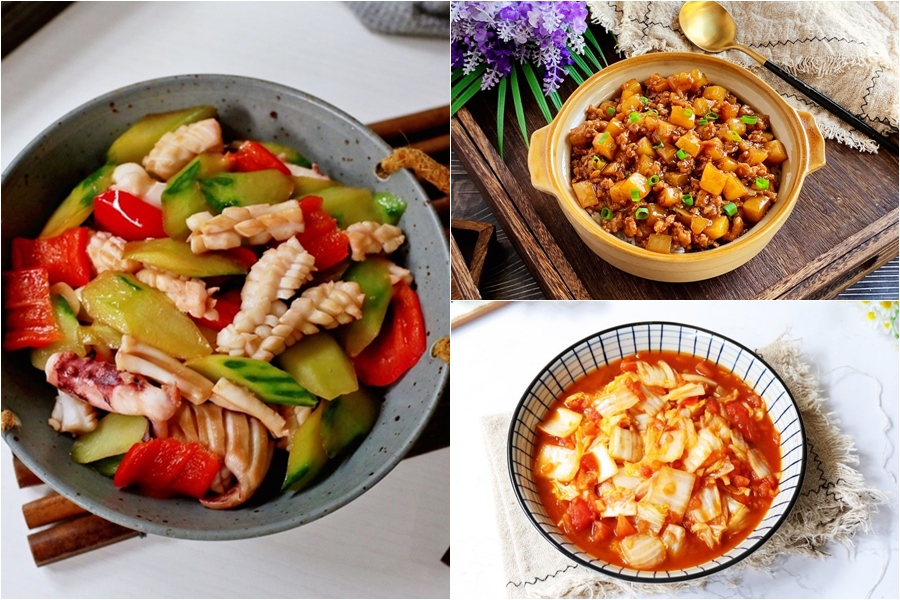 Cuối tuần làm thực đơn chỉ 3 món nấu đơn giản nhưng rất ngon
