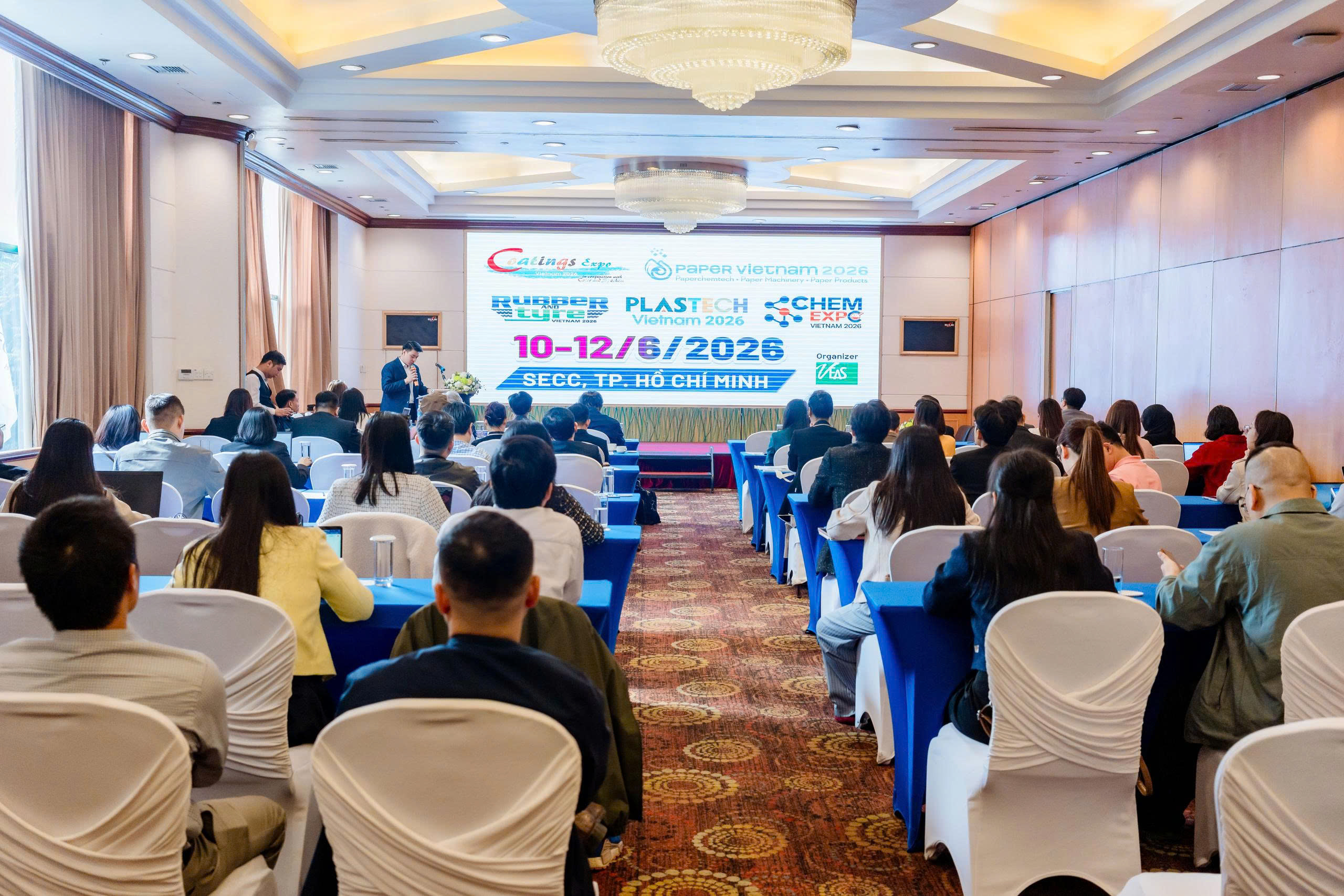 Chuỗi Triển lãm quốc tế chuyên ngành sơn phủ,giấy,cao su,nhựa và hóa chất sẽ diễn ra từ ngày 10–12/6/2026