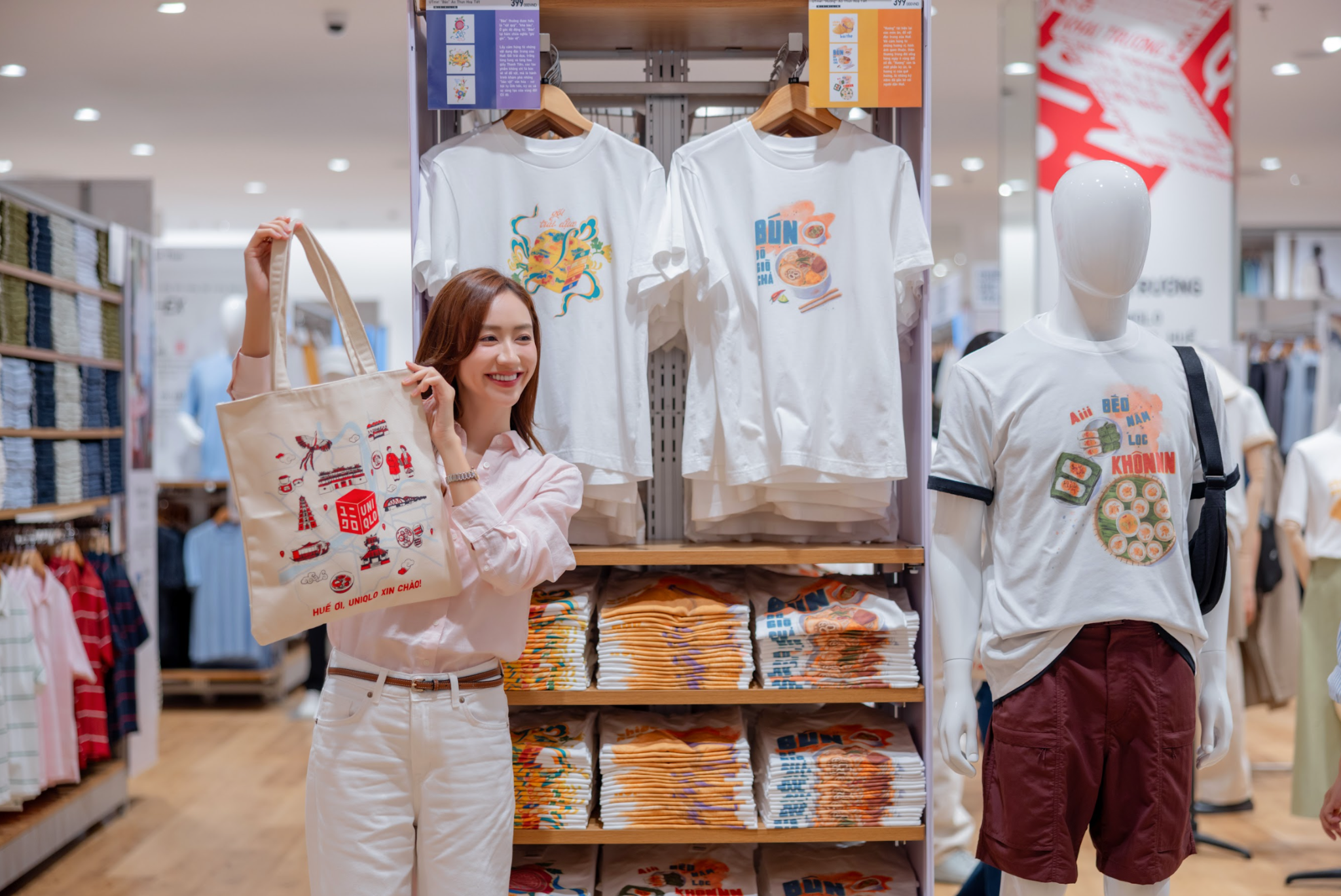 UNIQLO AEON MALL Huế chính thức mở cửa chào đón khách hàng tới tham quan, mua sắm từ 28/3
