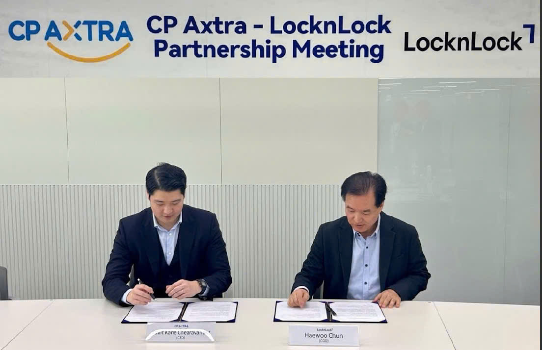 LocknLock ký kết Thỏa thuận Ghi nhớ với CP Axtra, Tập đoàn lớn nhất Thái Lan, để tăng cường mở rộng ra thị trường toàn cầu