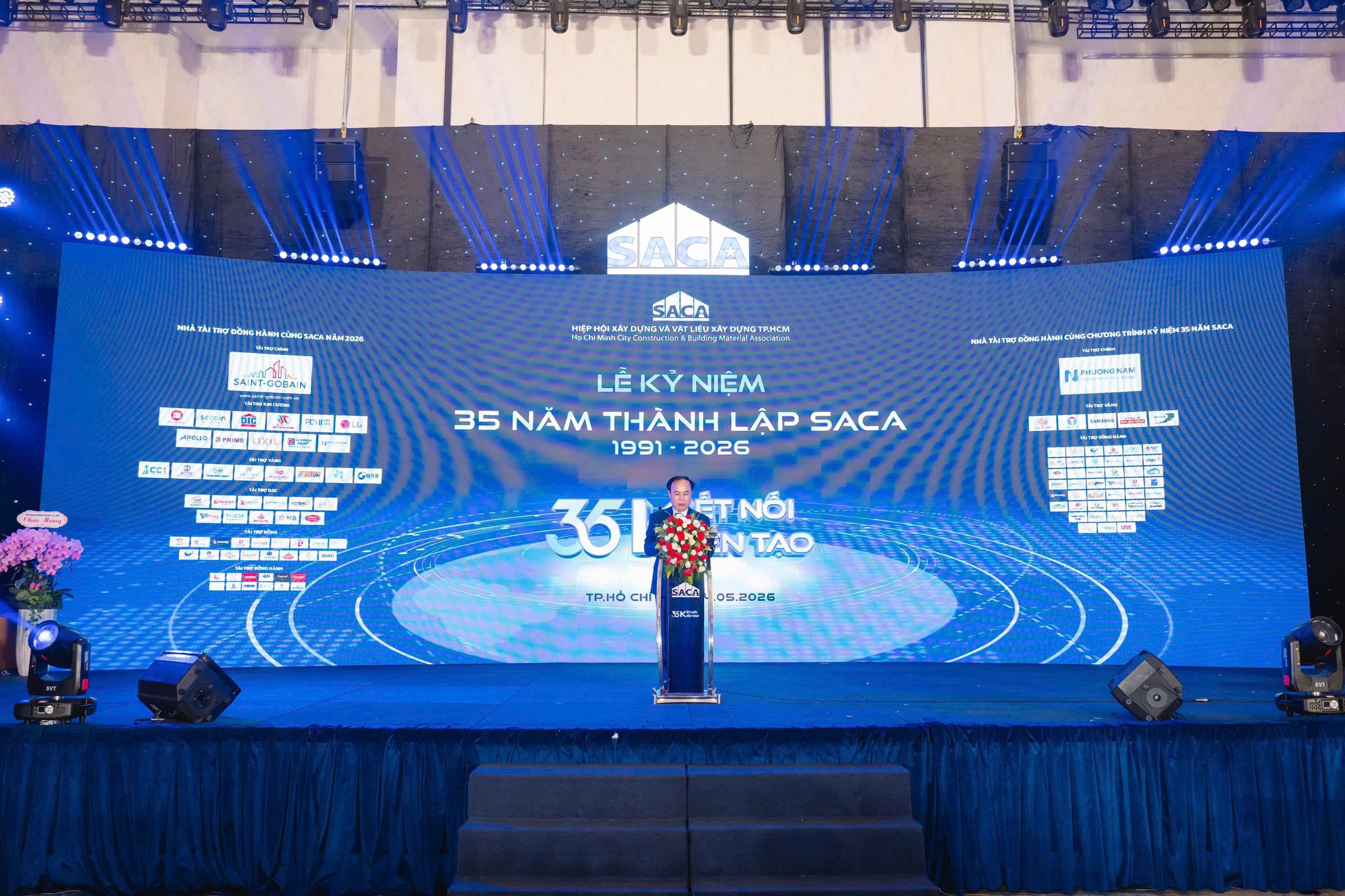 Thứ trưởng Bộ Xây dựng Nguyễn Văn Sinh phát biểu khai mạc sự kiện
