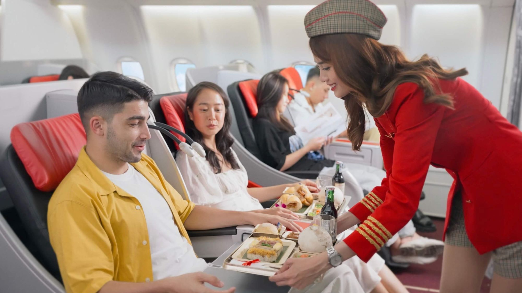 Tiếp viên Vietjet Air.