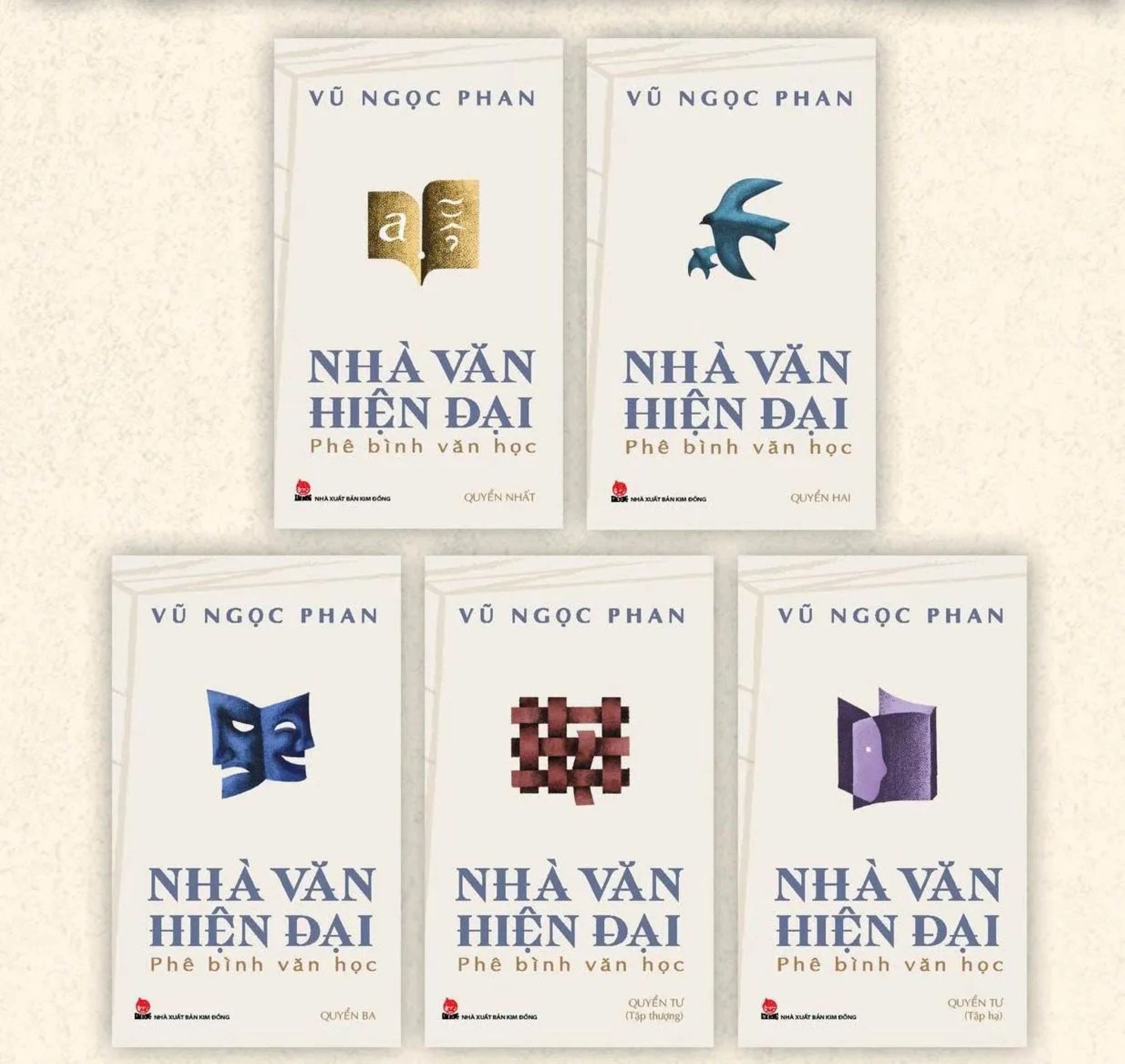 NXB Kim Đồng giới thiệu bộ sách văn học kinh điển “Nhà văn hiện đại” – công trình phê bình văn học kinh điển của Vũ Ngọc Phan