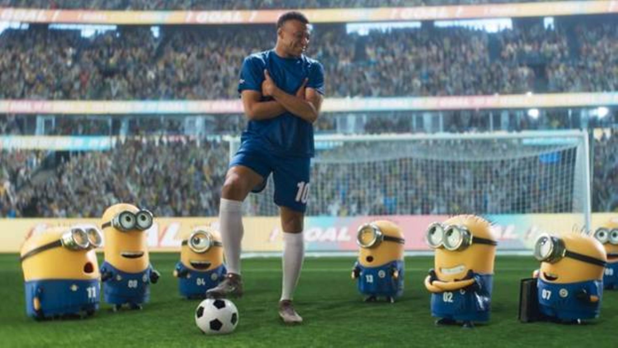 Hàng triệu fan bóng đá lẫn fan hoạt hình đua nhau chia sẻ meme "Mbappé gia nhập hàng ngũ Minions" phim Minions