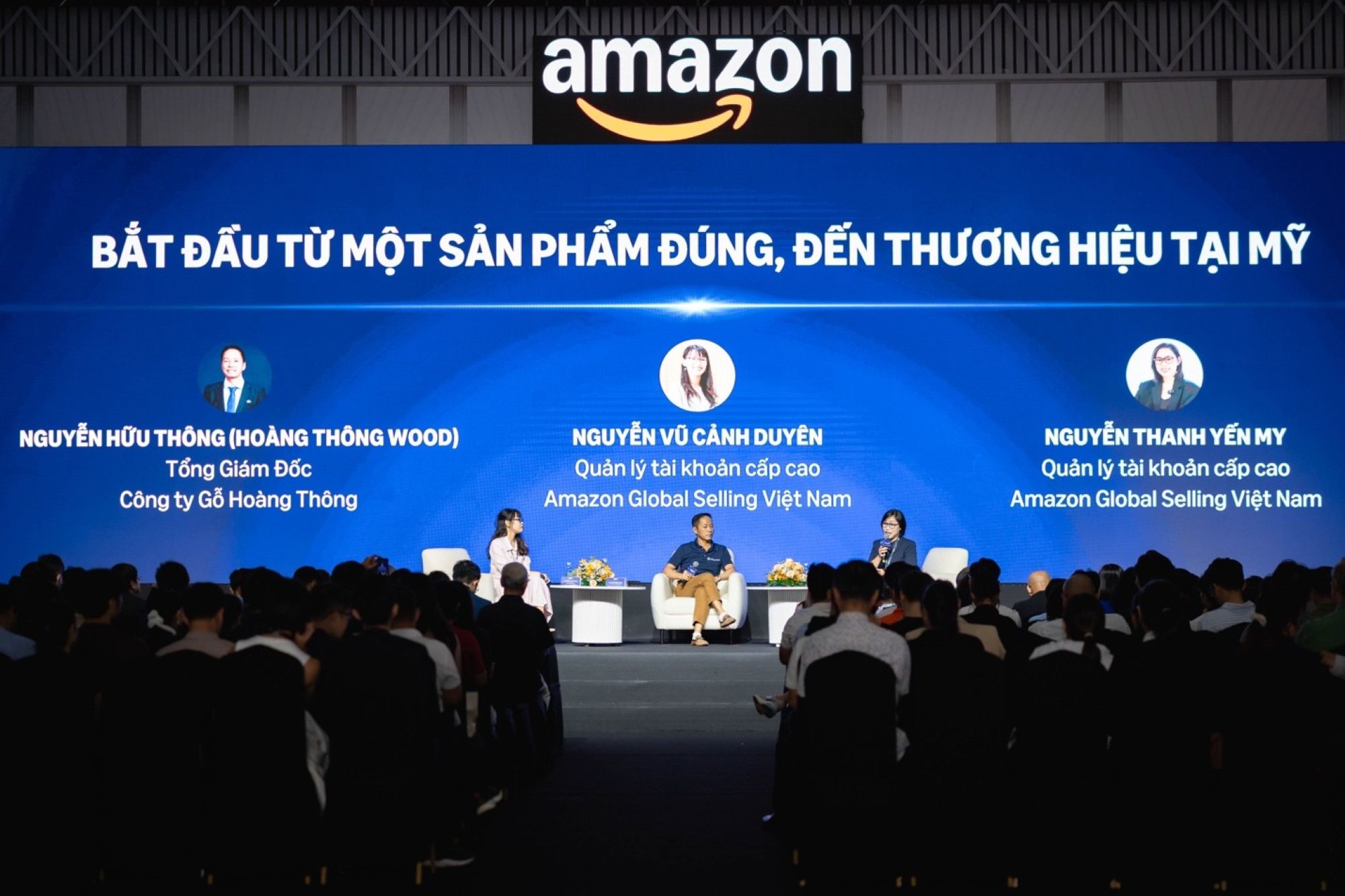 Toạ đàm thảo luận với chủ đề đưa sản phẩm và thương hiệu gỗ Việt ra toàn cầu cùng Amazon.