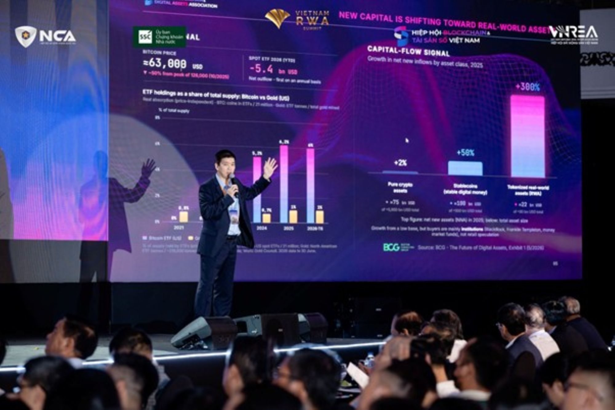 Ông Phan Đức Trung, Chủ tịch Hiệp hội Blockchain và Tài sản số Việt Nam (VBA), chia sẻ về yêu cầu xây dựng hạ tầng niềm tin cho thị trường tài sản số.