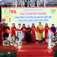 Khánh thành Chùa Hòa Thôn sau gần hai năm trùng tu, tôn tạo