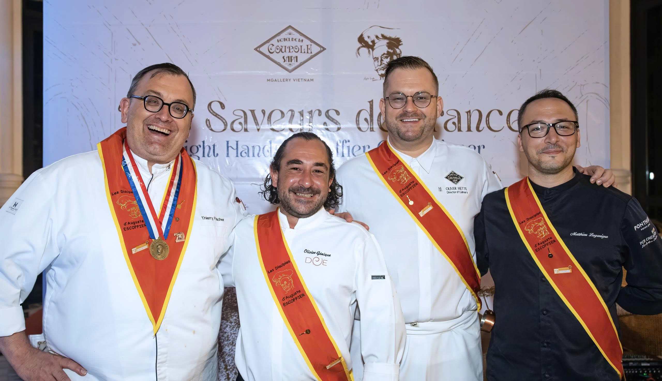 “Les Saveurs de France” – Đại tiệc Escoffier quy tụ 4 đầu bếp tài hoa tại Hôtel de la Coupole, Sapa