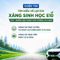 Phát động Cuộc thi “Tìm hiểu lợi ích của xăng sinh học E10”