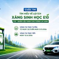 Cổng trực tuyến Cuộc thi tìm hiểu về xăng sinh học E10 sẽ bắt đầu từ 10h ngày 25/5