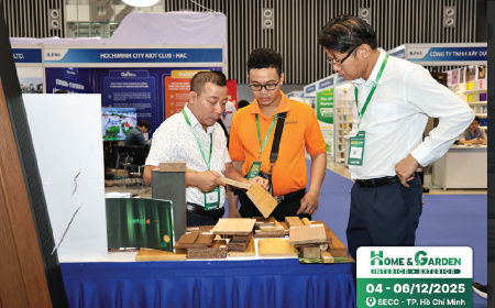 Sắp diễn ra Triển lãm Quốc tế Trang trí nhà & Cảnh quan Việt Nam 2025: Kiến tạo không gian sống hiện đại và bền vững