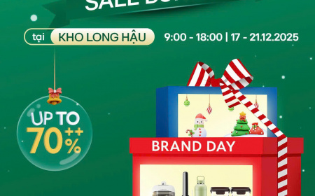 Giáng sinh bùng nổ ưu đãi tại LocknLock Brand Day Long Hậu, cơ hội trúng iPhone 17