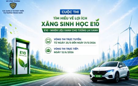 Cổng trực tuyến Cuộc thi tìm hiểu về xăng sinh học E10 sẽ bắt đầu từ 10h ngày 25/5