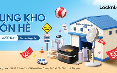 Đại tiệc LocknLock Brand Day Long Hậu: Xả kho nửa giá, nhận quà 15 triệu