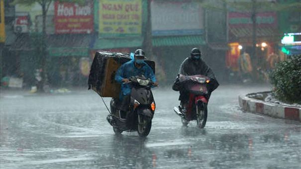 Dự báo thời tiết ngày 1/10 có mưa rào và dông xuất hiện ở nhiều nơi