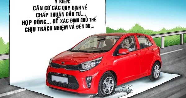 Sụp 'ổ gà' làm hư xe, đòi bồi thường với ai?