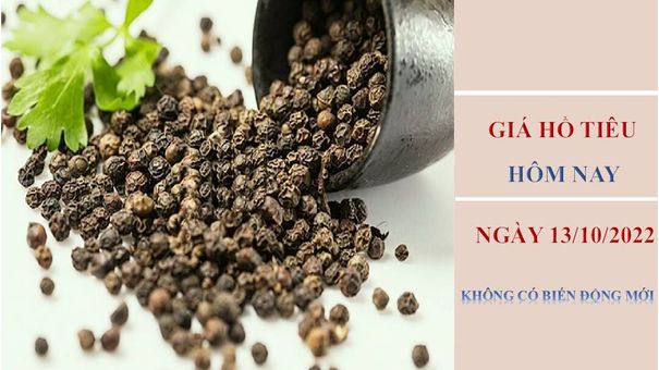 Giá hồ tiêu hôm nay 13/10/2022: Không có biến động mới