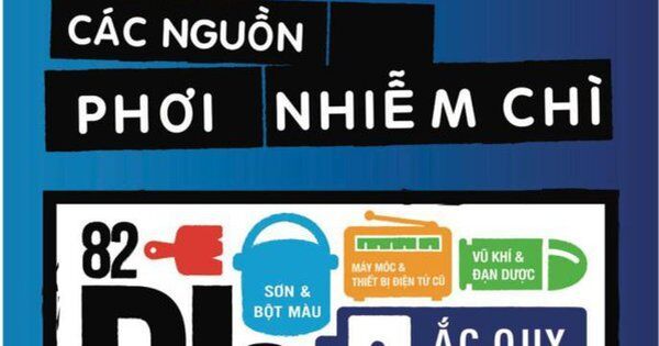 Những đồ dùng chứa chì, trẻ em nên tránh xa