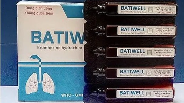 Thu hồi lô thuốc dung dịch uống Batiwell kém chất lượng