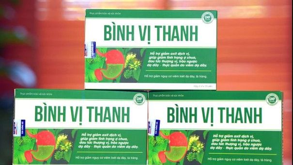 Sản phẩm dạ dày Bình Vị Thanh tự ý quảng cáo sai công dụng