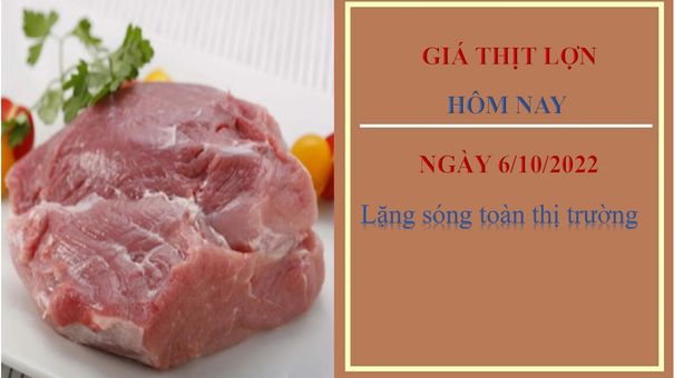 Giá thịt lợn hôm nay 6/10/2022: Lặng sóng toàn thị trường