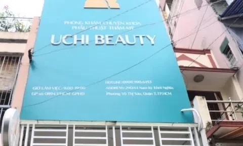 Phạt, tước giấy phép 2 tháng Phòng khám thẩm mỹ Uchi Beauty