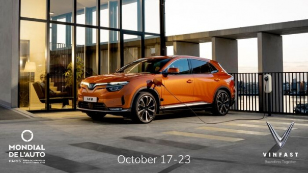 VinFast trở lại Paris Motor Show với chiến lược thuần điện, chính thức ra mắt 4 mẫu xe điện tại Pháp