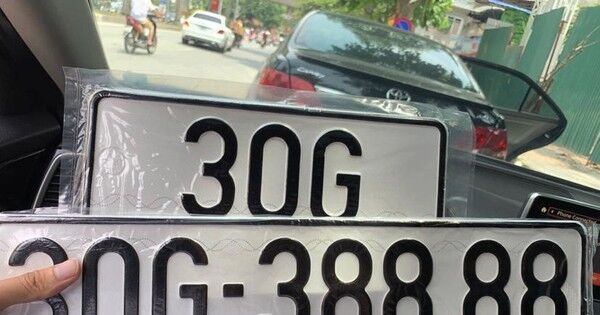 Đấu giá biển số đẹp từ 1/7/2023, khởi điểm 40 triệu đồng