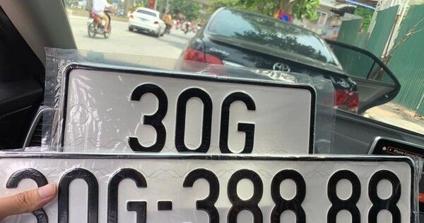 Đấu giá biển số đẹp từ 1/7/2023, khởi điểm 40 triệu đồng