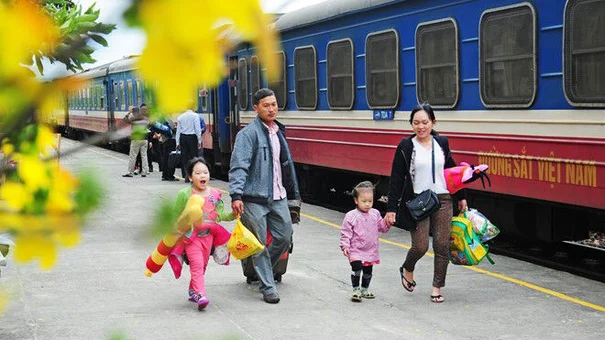 Đường sắt tiếp tục chạy thêm nhiều tàu dịp Tết Quý Mão 2023